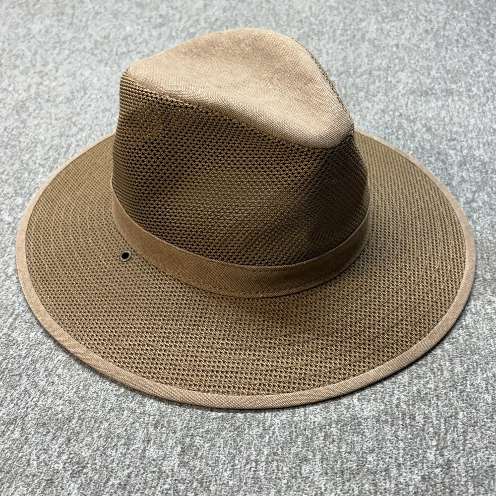 Solarweave Men's Aussie Breezer Hat Collab. Henschel Mfg. USA Khaki Size Medium